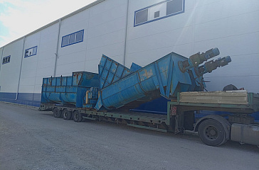 Свекломойка в разобранном виде из п. Сахзаводской в Таганрог
